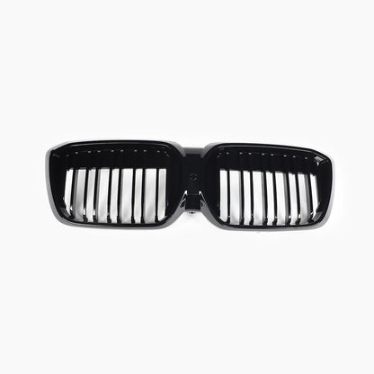 Dual Slat Gloss Black Front Grille for BMW IX3 (2020+)