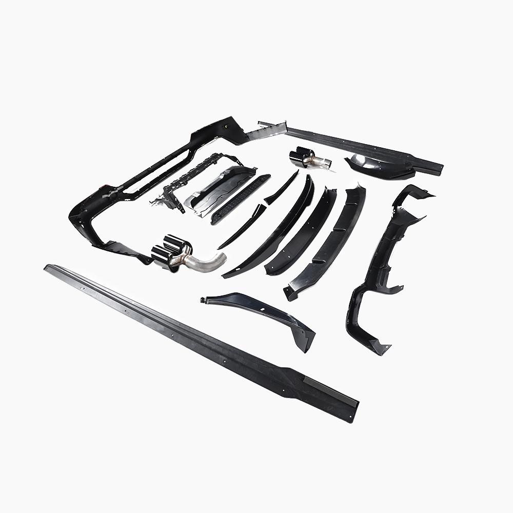 BMW X4 G02 (2018–present) Black Knight Aero Kit For M-Tech/18-20 Gloss Black