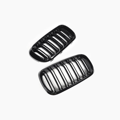 Dual Slat Gloss Black Front Grille for BMW X5 F15 (2013–2018)