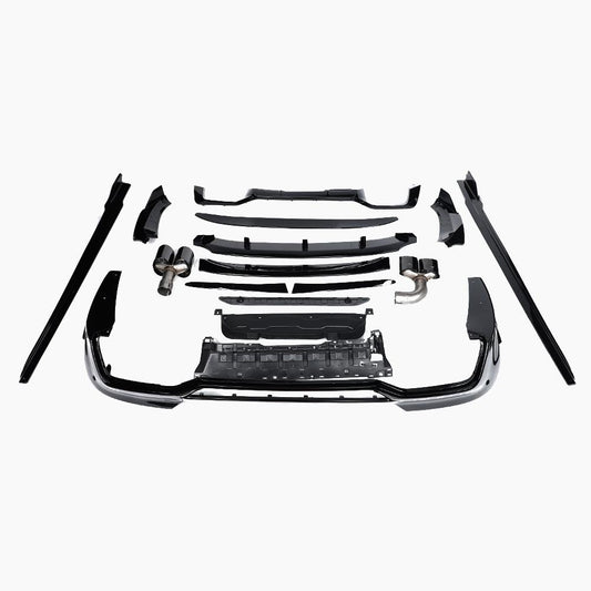 BMW X4 G02 (2018–present) Black Knight Aero Kit For M-Tech/18-20 Gloss Black