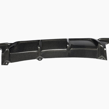 V Style Carbon Fiber Rear Diffuser for BMW 3 Series E90 M Sport (2005-2012)