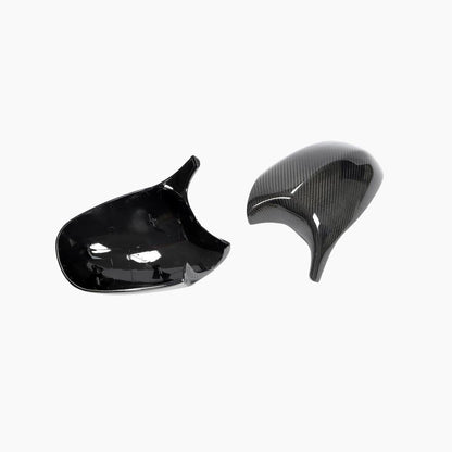 ST Style Carbon Fiber REPLACEMENT Mirror Cover Caps For BMW 3 Series E90/E91 LCI (2008-2012)