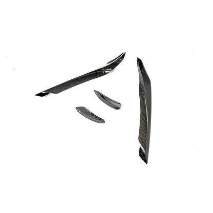 ST Style Carbon Fiber Front Canards for Mercedes Benz A-Class W176 Sport/A45 AMG Facelift (2016-2018)