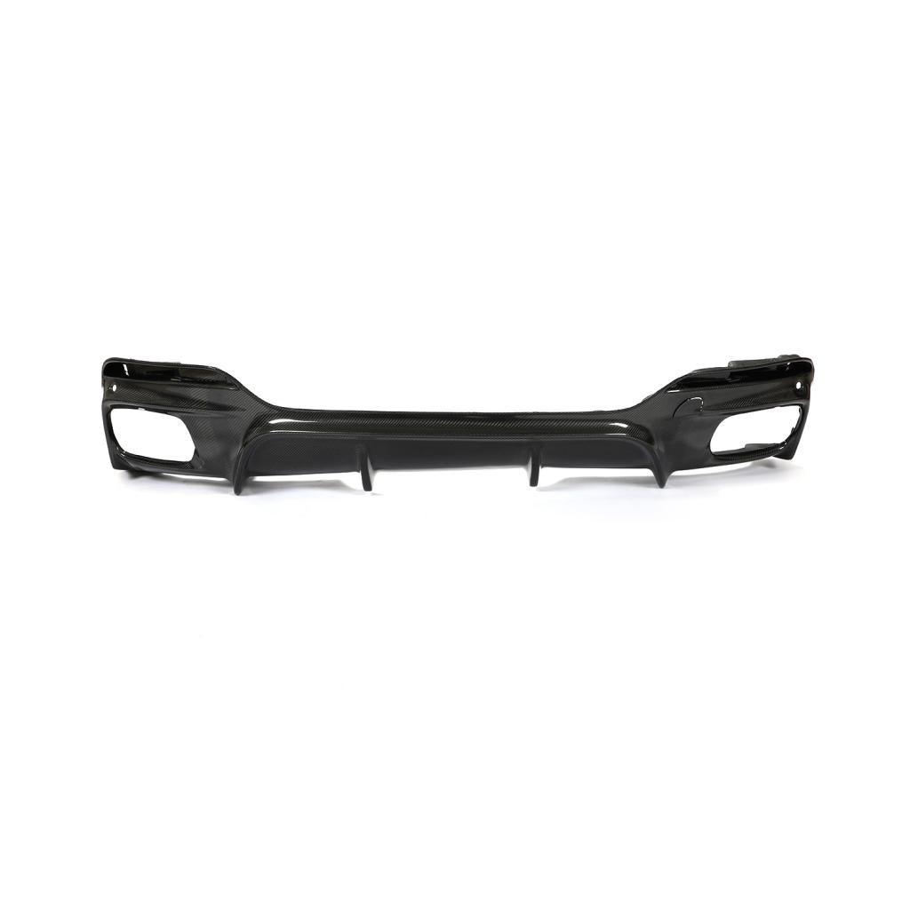 3D Style Carbon Fiber Rear Diffuser for BMW X6 F16 M Sport (2014-2019)