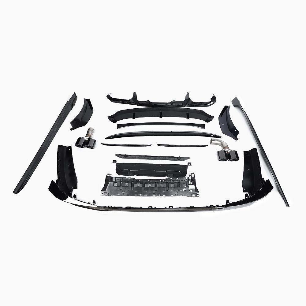BMW X4 G02 (2018–present) Black Knight Aero Kit For M-Tech/18-20 Gloss Black