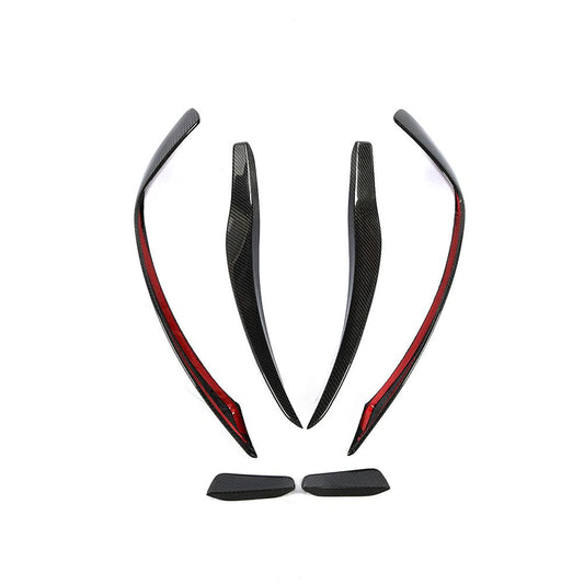 ST Style Carbon Fiber Front Canards for Mercedes Benz A-Class W176 Sport/A45 AMG Pre-Facelift (2012-2015)
