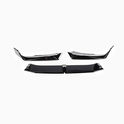 BMW X4 G02 (2018–present) X4 Black Knight Front Lip For 21-24 M-Tech