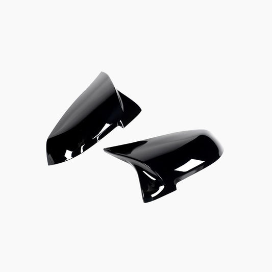 M Style Gloss Black replacement  Mirror Caps for BMW 5 Series F10 LCI (2014-2017)
