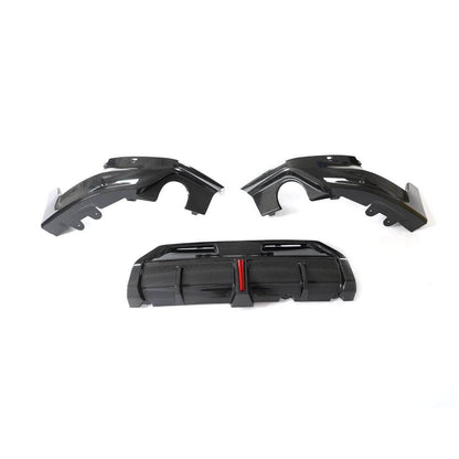 Carbon Fiber Rear LED diffuser For BMW 2Series G42 M sport(2021-present)