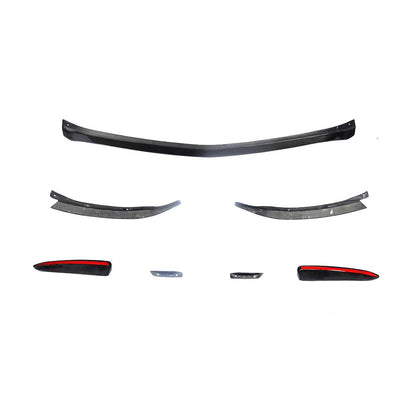 ST Style Carbon Fiber Front Lip for Mercedes Benz A-Class W177 Sport Pre-Facelift (2018-2022)
