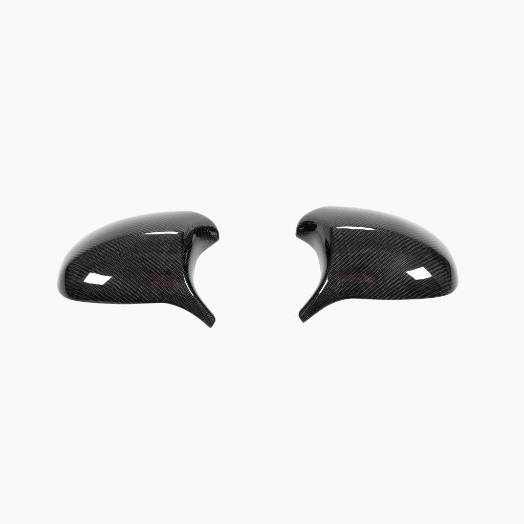 ST Style Carbon Fiber REPLACEMENT Mirror Cover Caps For BMW 3 Series E90/E91 LCI (2008-2012)