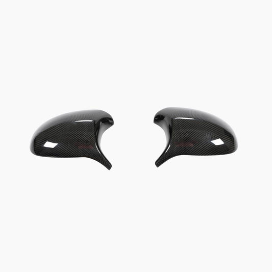 ST Style Carbon Fiber REPLACEMENT Mirror Cover Caps For BMW 3 Series E90/E91 LCI (2008-2012)