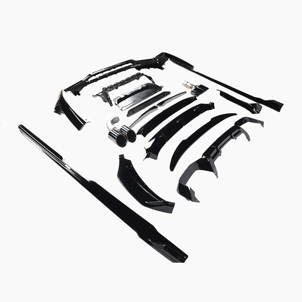 BMW X4 G02 (2018–present) Black Knight Aero Kit For M-Tech/18-20 Gloss Black