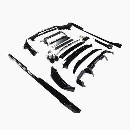BMW X4 G02 (2018–present) Black Knight Aero Kit For M-Tech/18-20 Gloss Black
