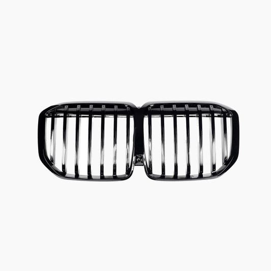 Single Slat Gloss Black Front Grille for BMW X7 G07 LCI (2023+)