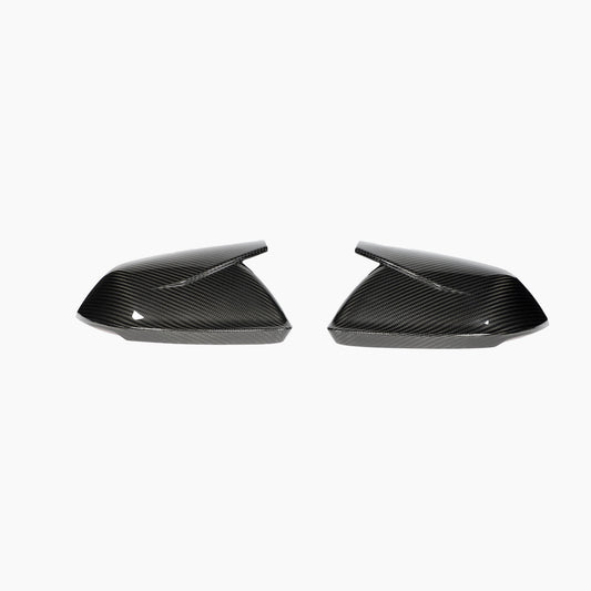 M4 Style Carbon Fiber add on Mirror Caps for Audi RSQ8 Pre-LCI (2019-2023) Lamborghini Urus