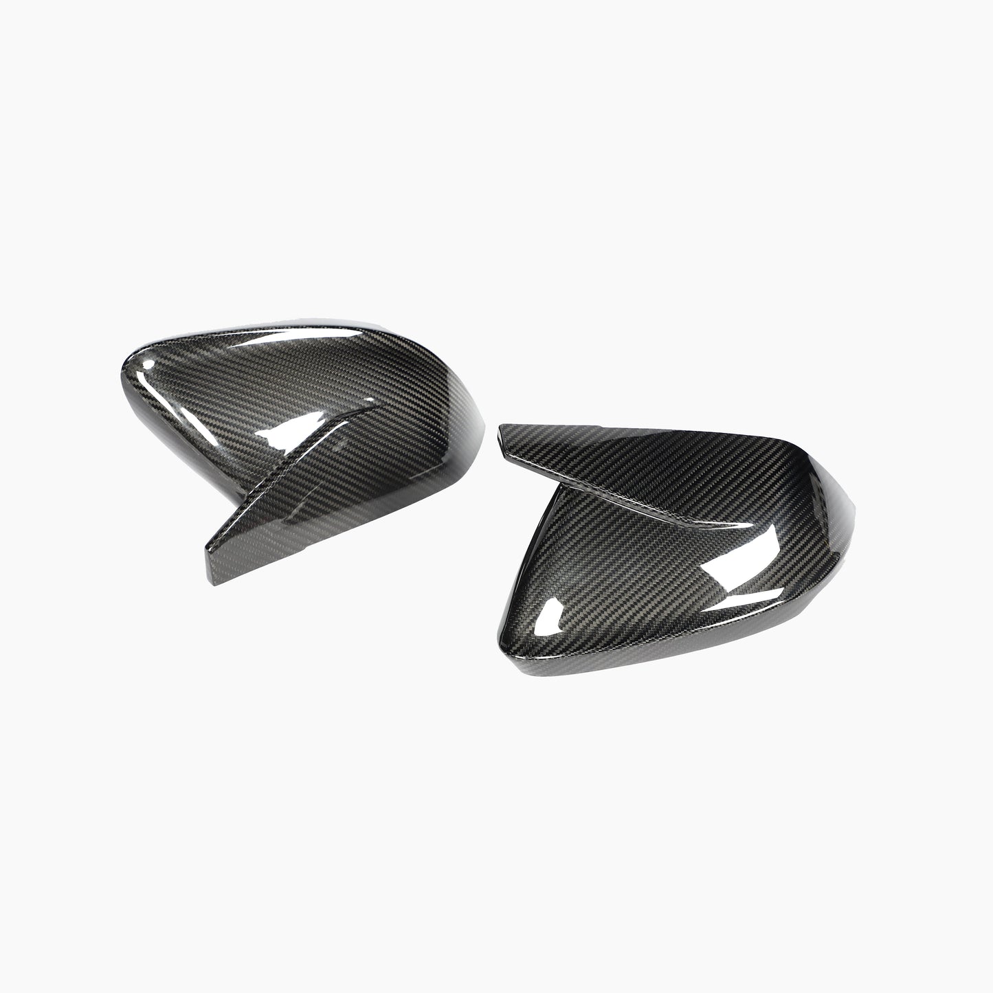 M4 Style Carbon Fiber add on Mirror Caps for Audi RSQ8 Pre-LCI (2019-2023) Lamborghini Urus