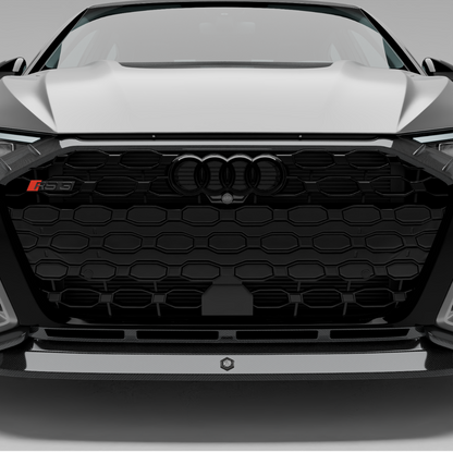 Audi RS3 8Y sedan carbon fiber front grille main view