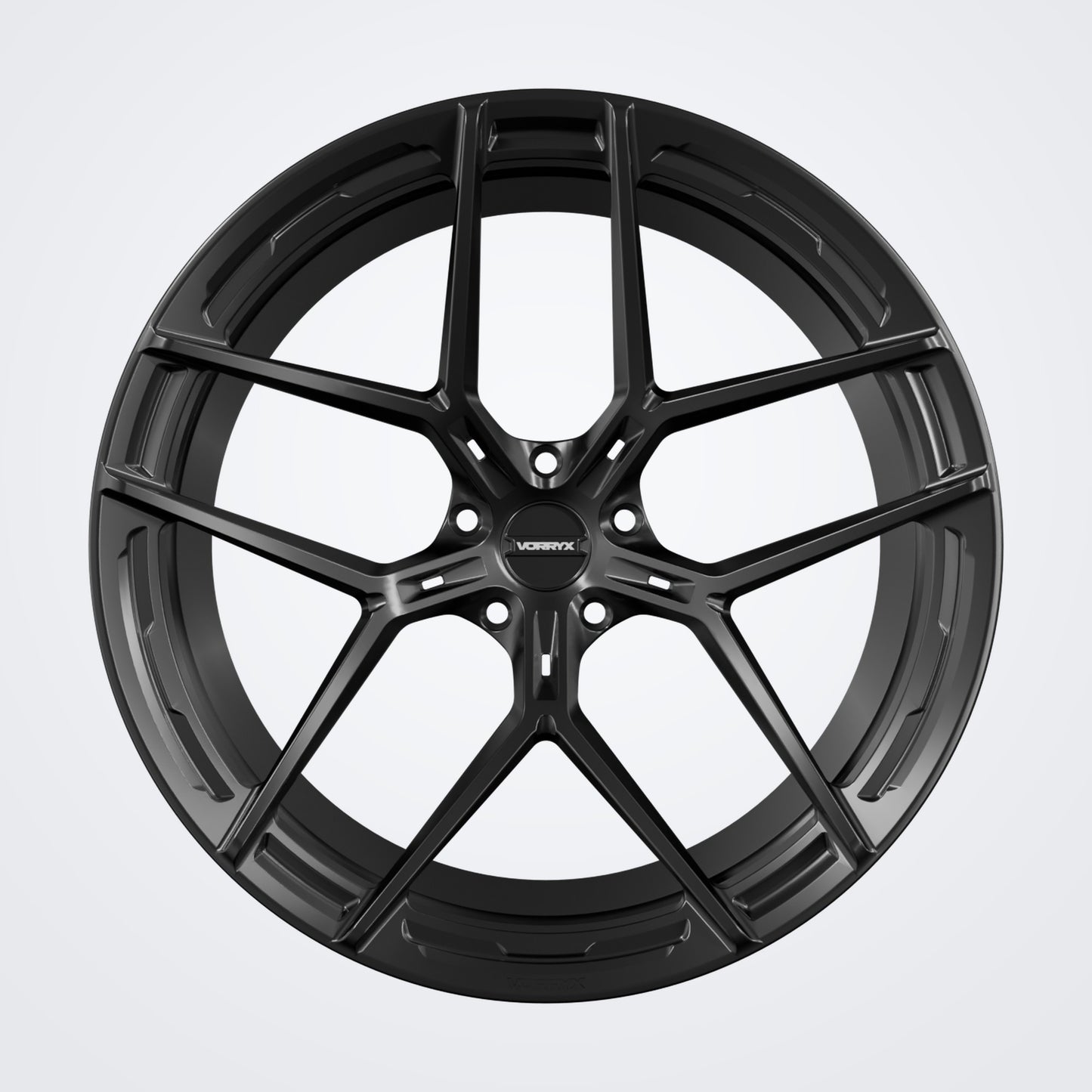 VX-01 forged wheel - Black, front view