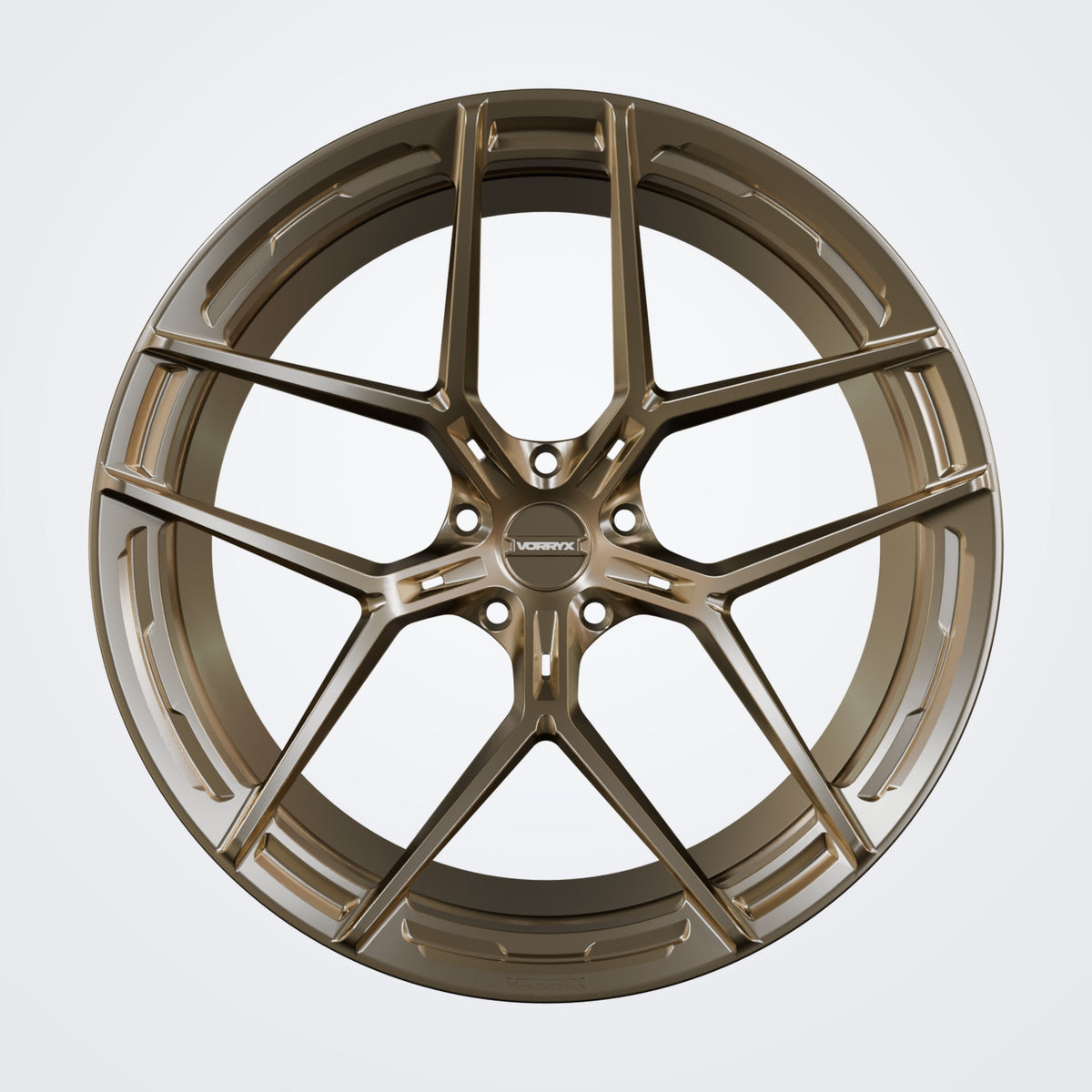 VX-01 forged wheel - Bronze, front view