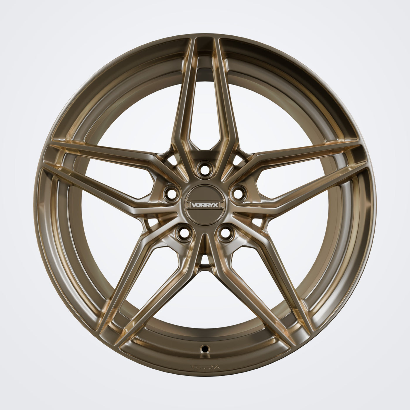 VX-02 forged wheel - Bronze, front view