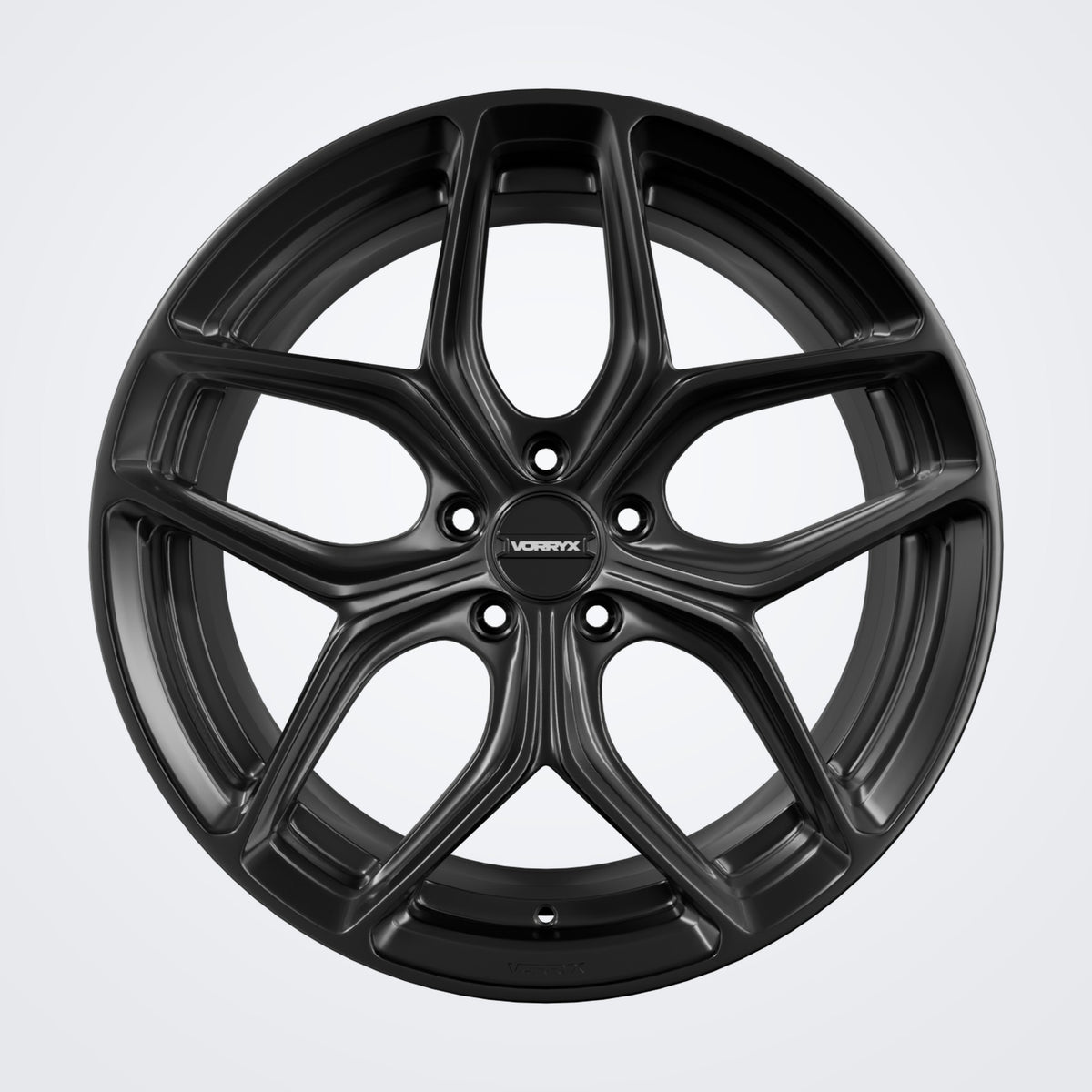 VX-03 forged wheel - Black, front view