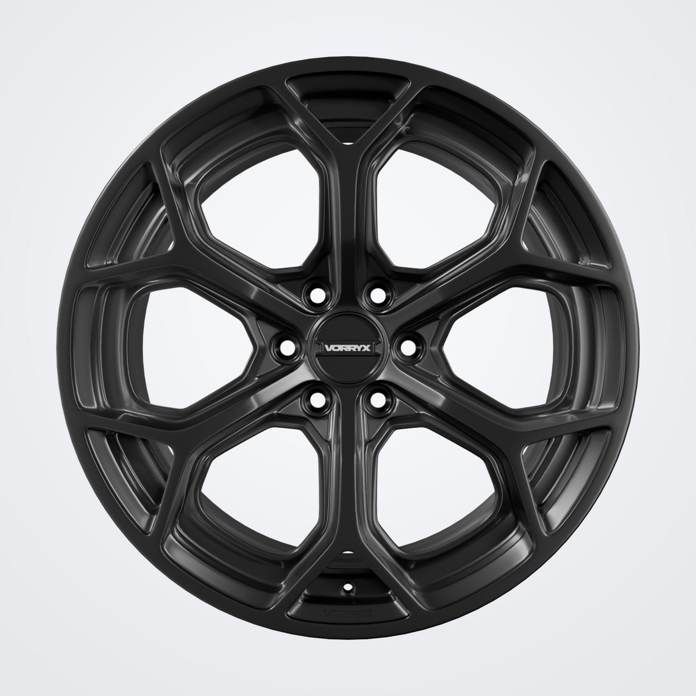 VX-04 forged wheel - Black, front view