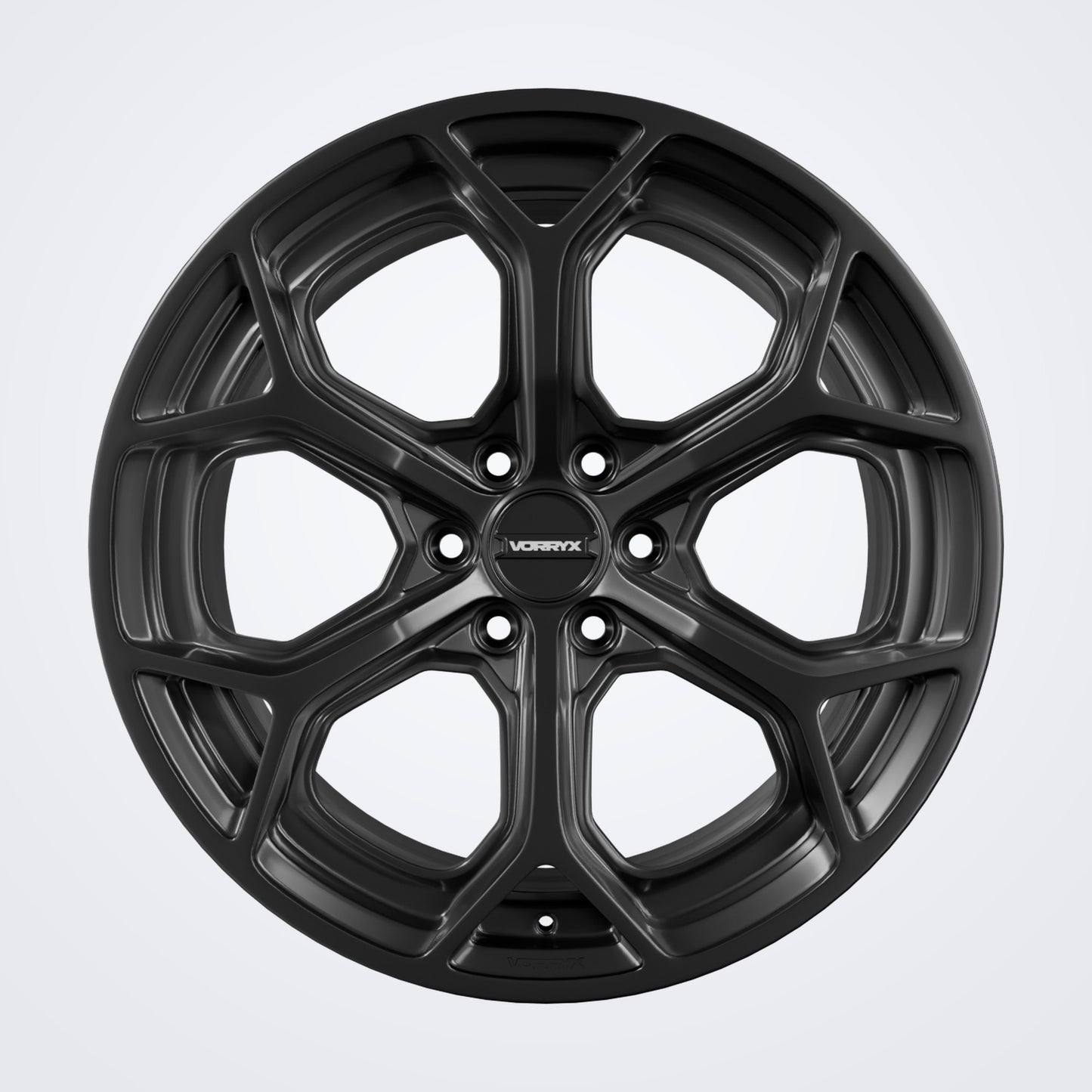 VX-04 forged wheel - Black, front view