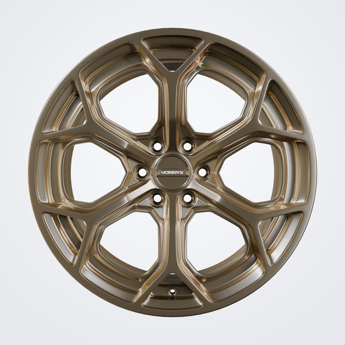 VX-04 forged wheel - Bronze, front view