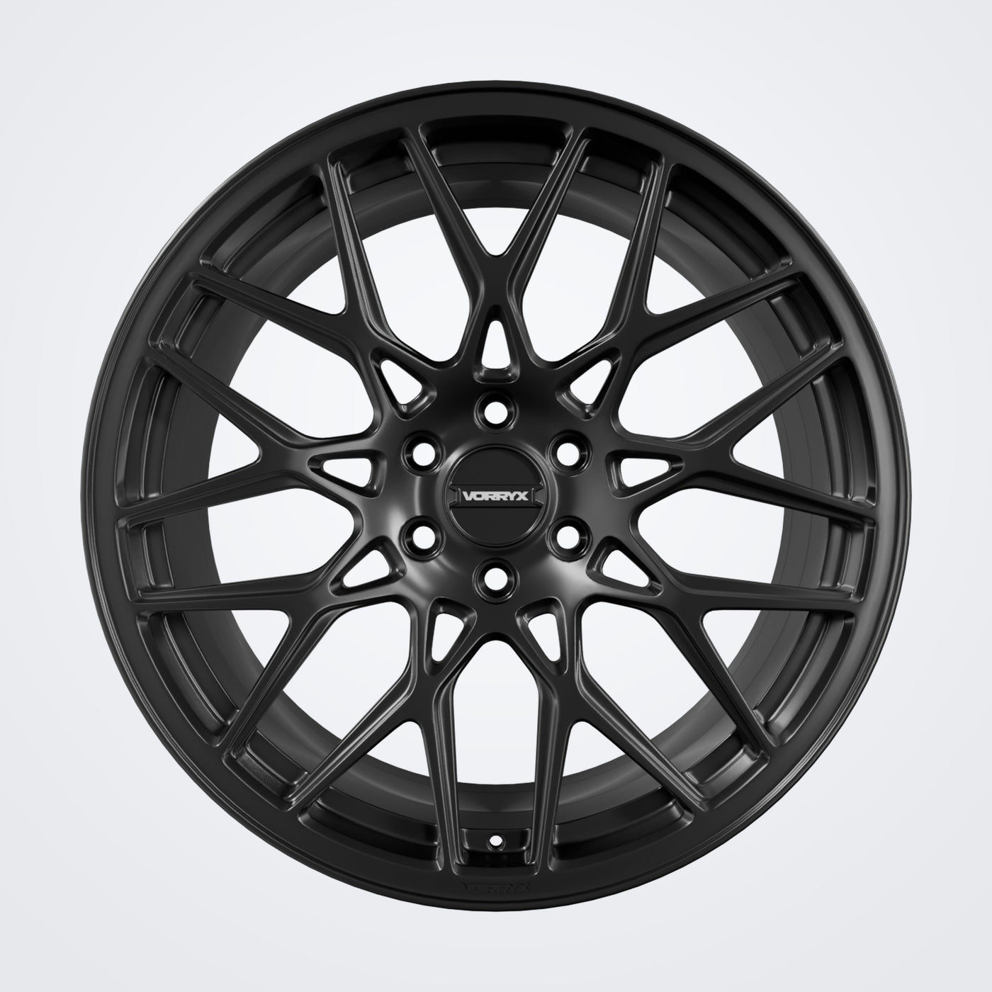 VX-05 forged wheel - Black, front view
