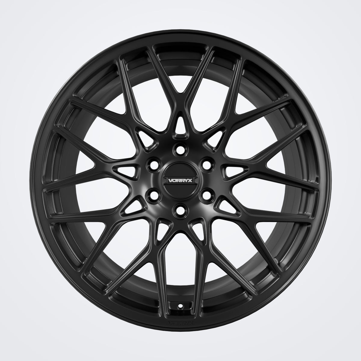 VX-05 forged wheel - Black, front view