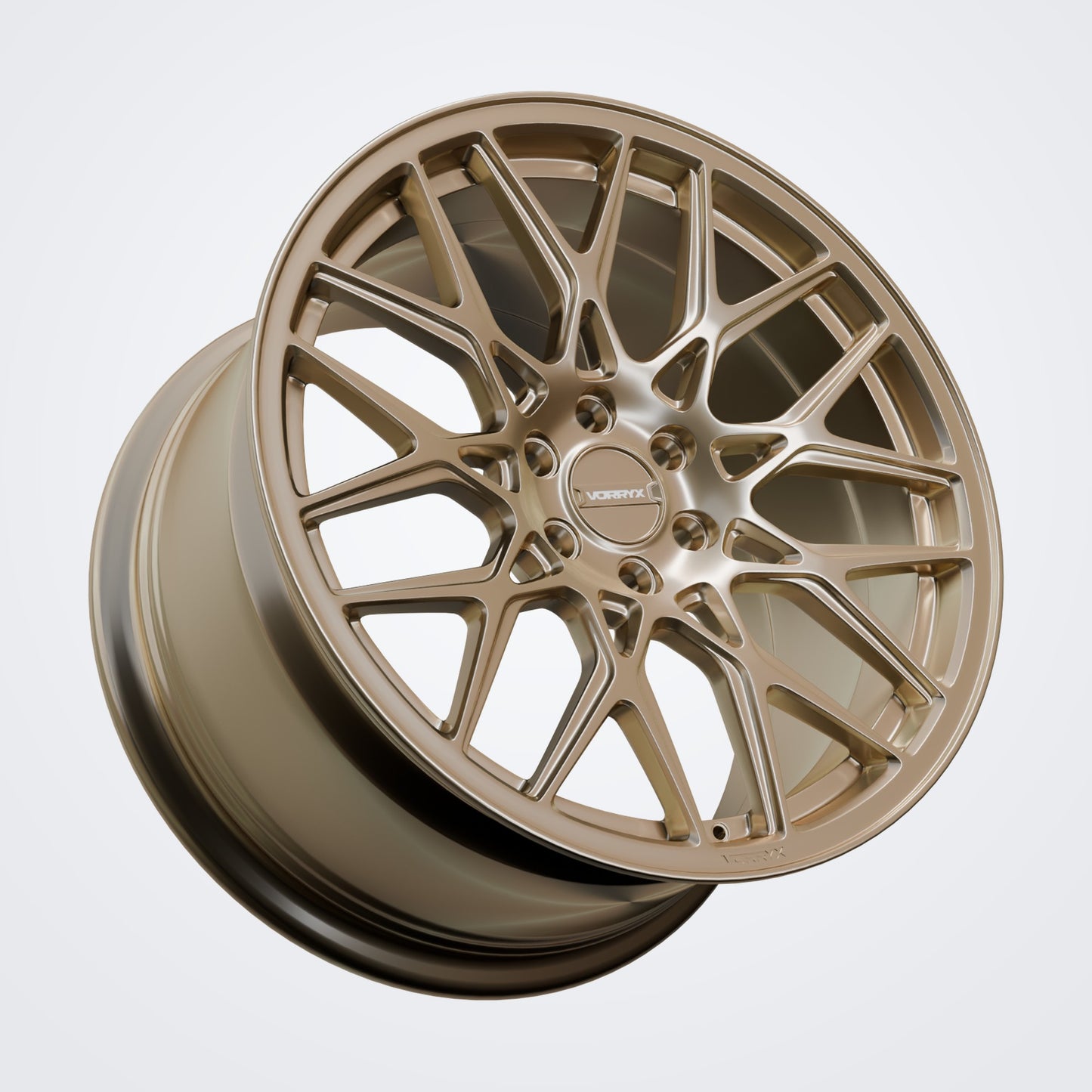VX-05 forged wheel - Bronze, three-quarter view
