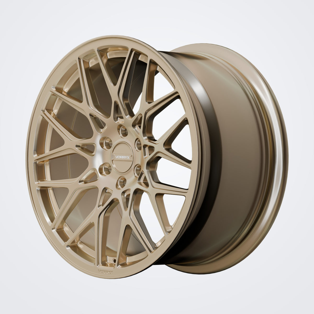 VX-05 forged wheel - Bronze, deep three-quarter view