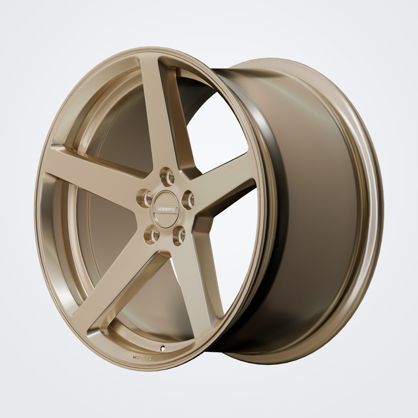 VX-06 forged wheel - Bronze, deep three-quarter view