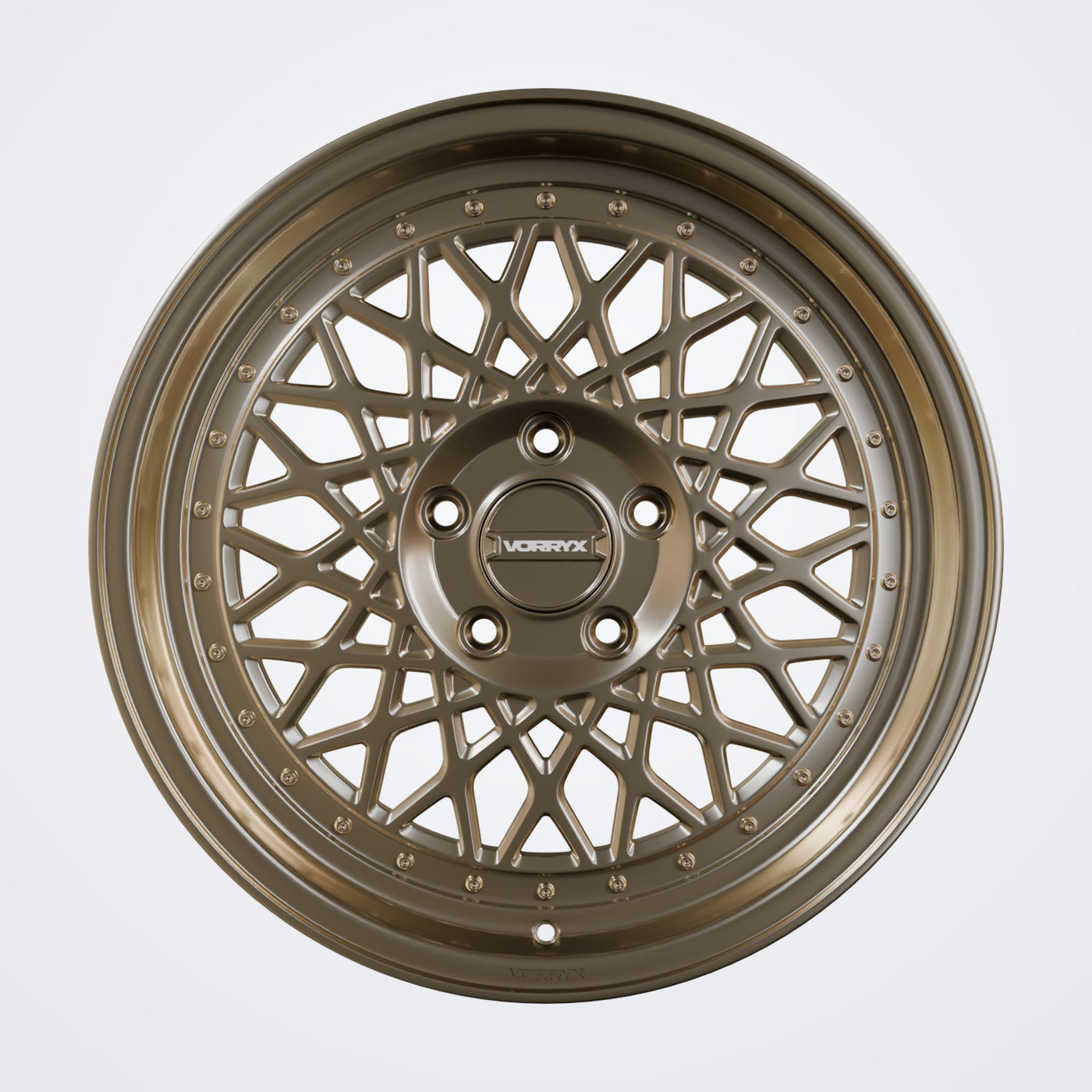 VX-07 forged wheel - Bronze, front view