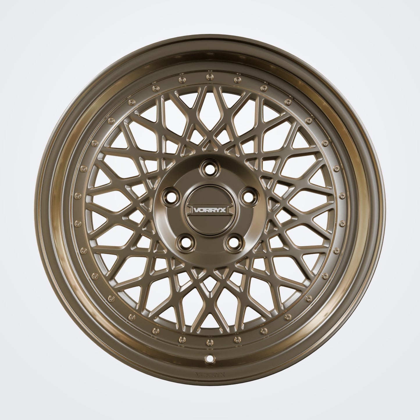 VX-07 forged wheel - Bronze, front view