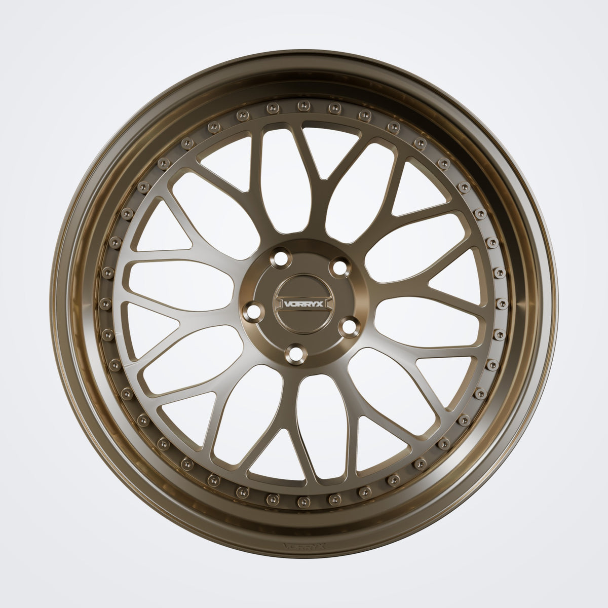 VX-10 forged wheel - Bronze, front view