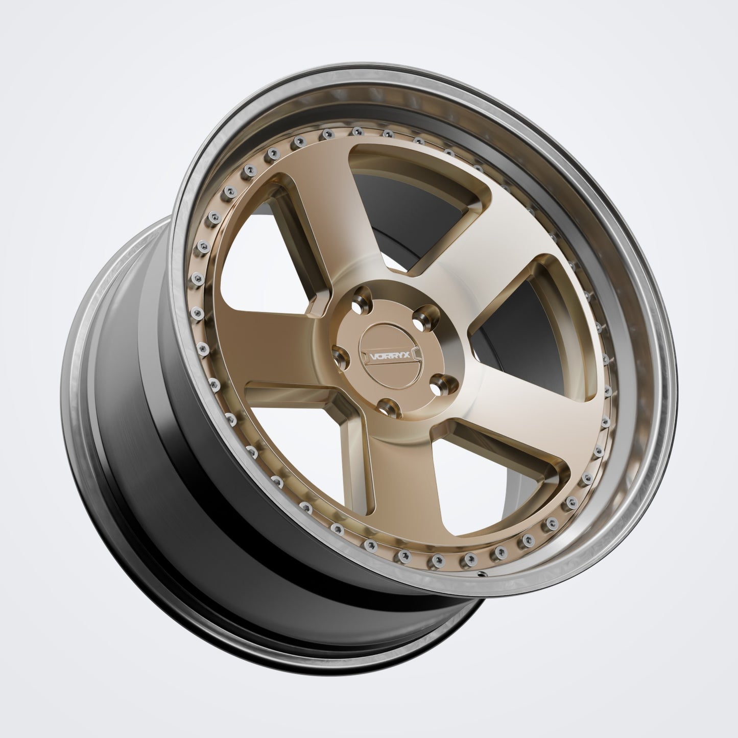 VX-11 forged wheel - Bronze, three-quarter view