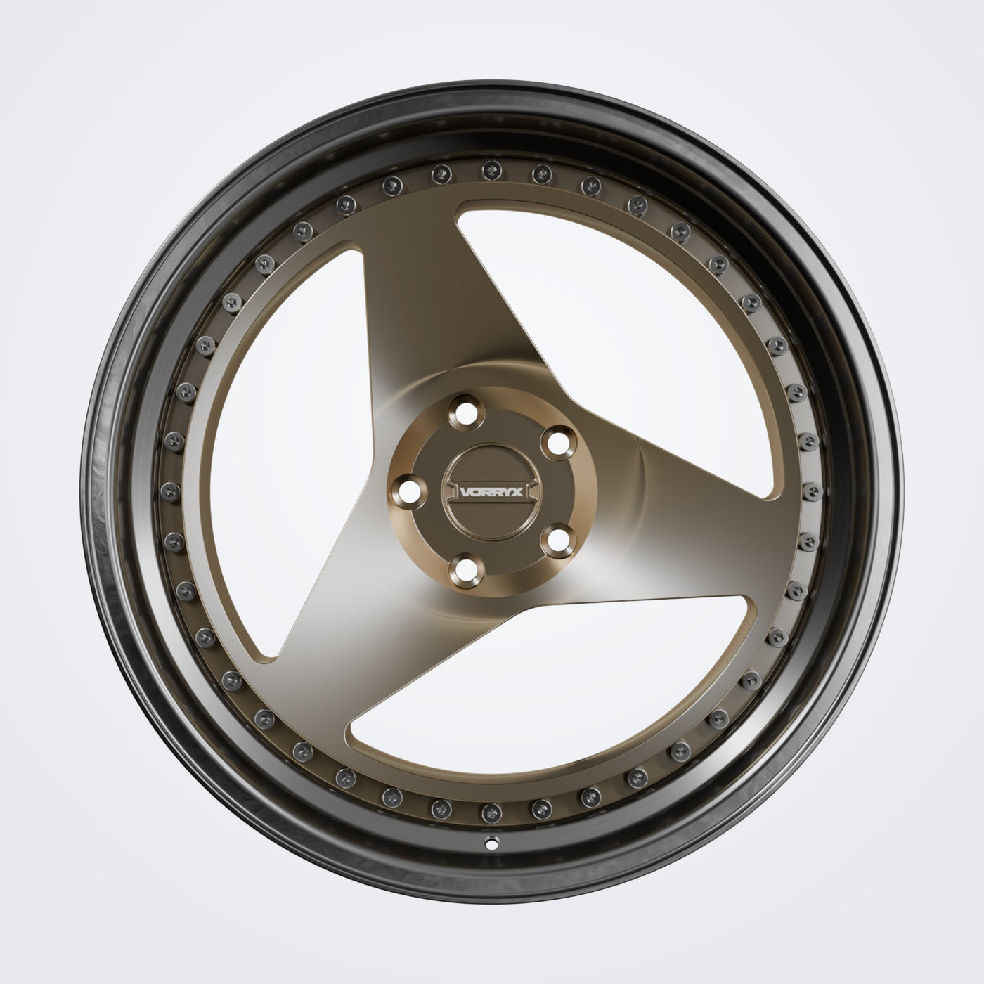 VX-15 forged wheel - Bronze, front view