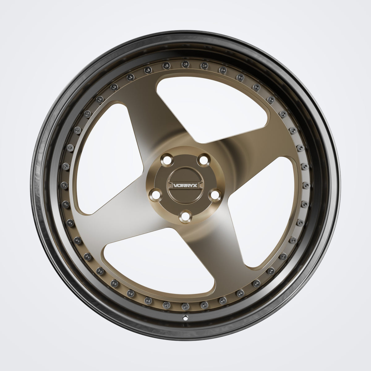 VX-16 forged wheel - Bronze, front view