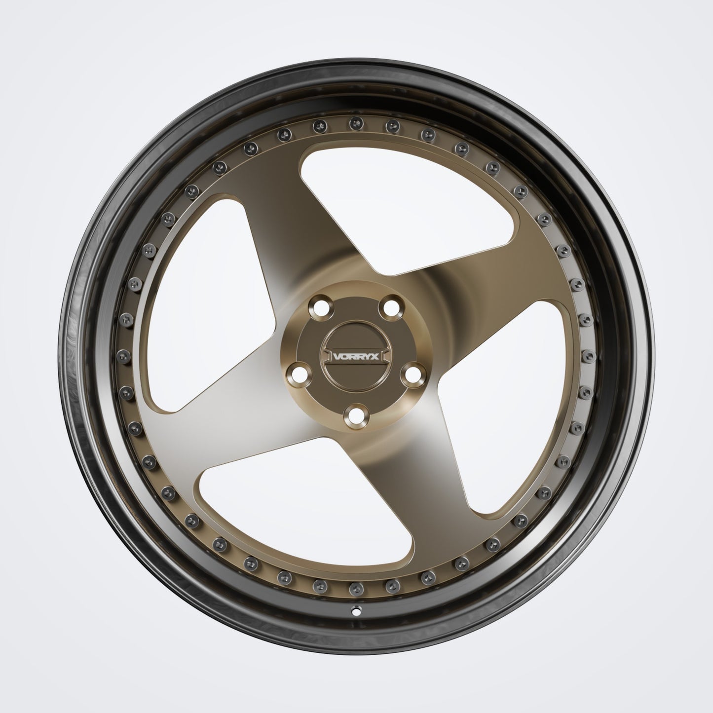 VX-16 forged wheel - Bronze, front view