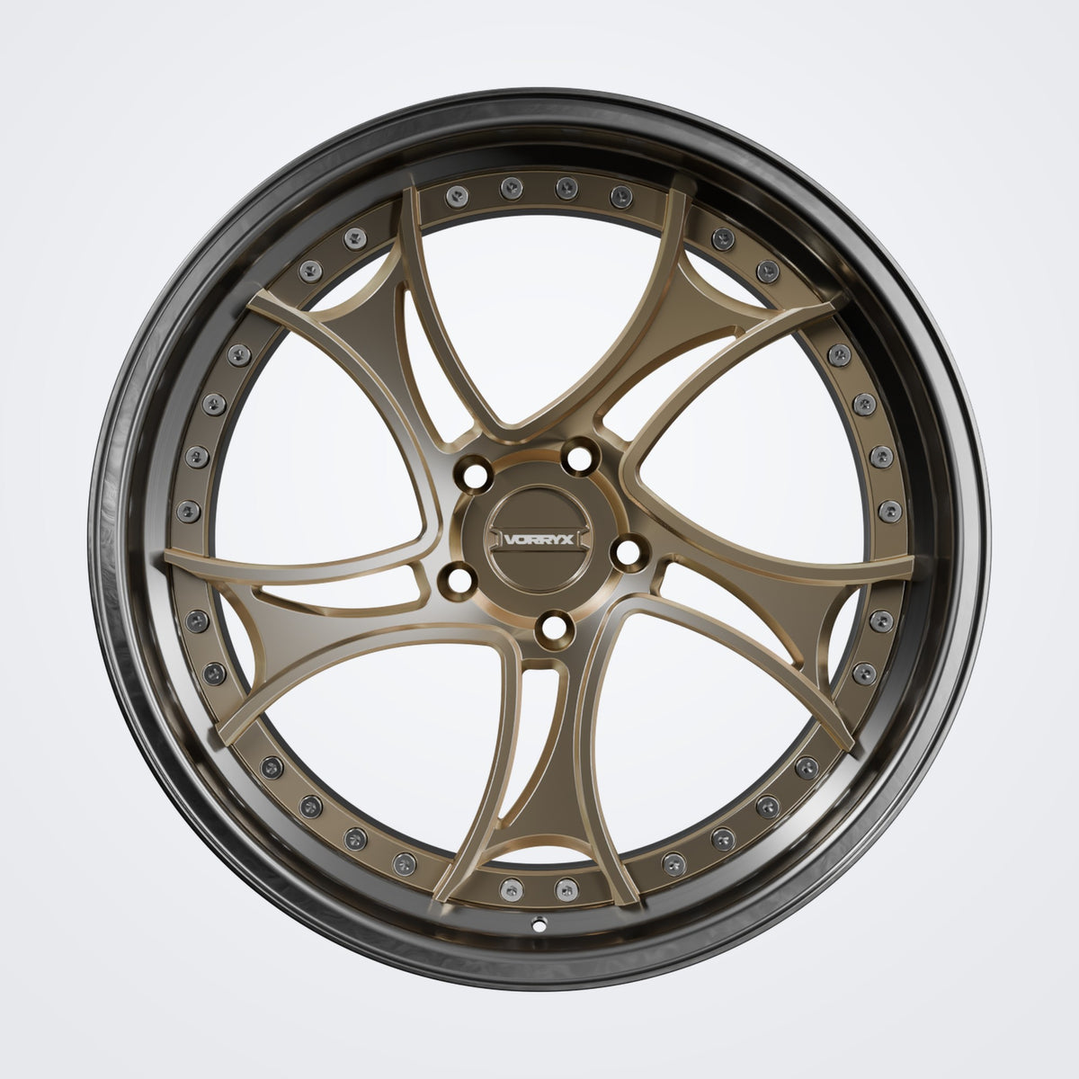VX-20 forged wheel - Bronze, front view