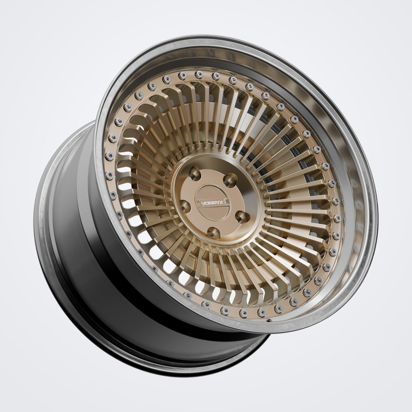 VX-23 forged wheel - Bronze, three-quarter view