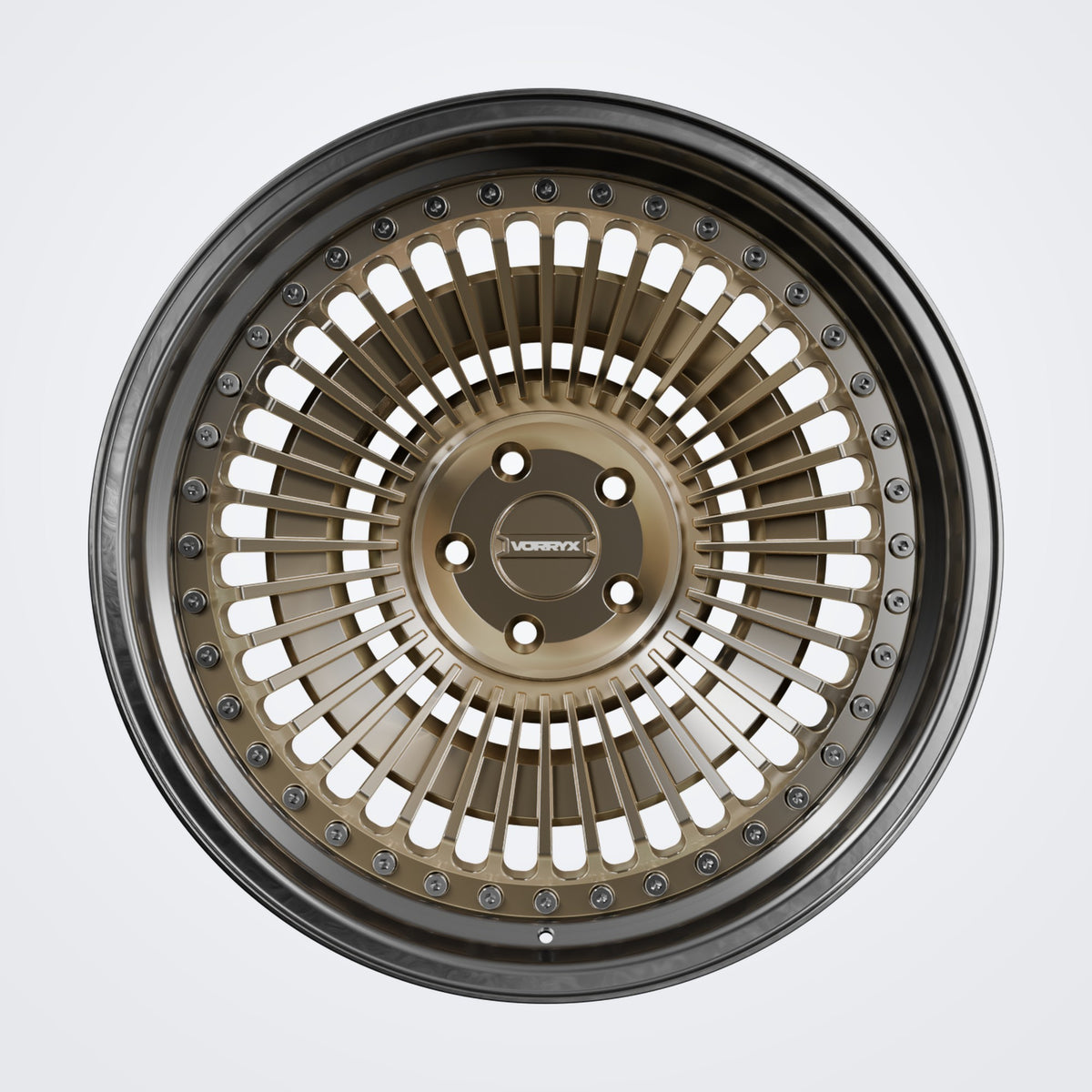 VX-23 forged wheel - Bronze, front view