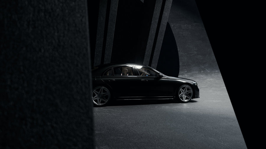 Vorryx VX Series forged wheels on a Mercedes-Benz S-Class, photo 1